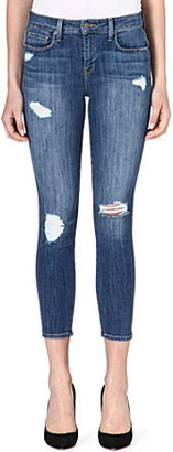 Loren Genetic Denim cropped skinny high-rise jeans