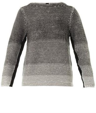 Helmut Lang Plaited dégradé knit sweater