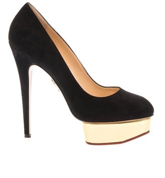 Charlotte Olympia Dolly suede pumps