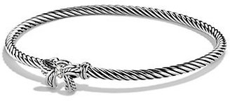 David Yurman Cable Collectibles Ribbon Bracelet with Diamonds