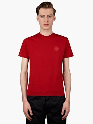 Stone Island Men’s Red Reflective T-Shirt