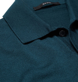 Gucci Knitted Wool Polo Shirt