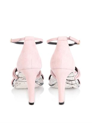 Balenciaga Bow detail suede sandals