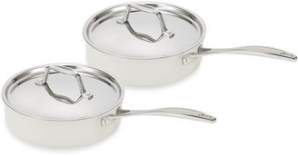 Bed Bath & Beyond BEKA Chef Eco-logic 100% Ceramic Nonstick Covered Saute Pans in Cream