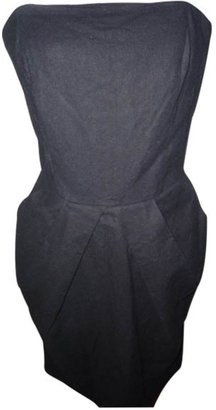 Manoush Black Linen Dress