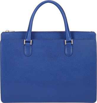 Valextra Madison Working Bag-Blue