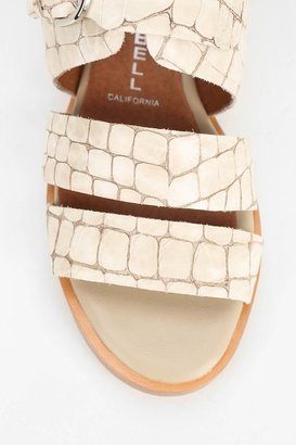 Jeffrey Campbell Bon Voyage Croc Ankle-Wrap Sandal