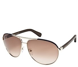 Marc Jacobs Collection Wide Aviator Sunglasses