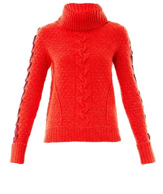 VERONICA BEARD Cable-knit wool sweater
