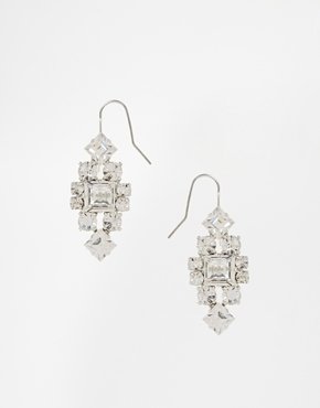 Swarovski Krystal Articulated Earrings - Crystal
