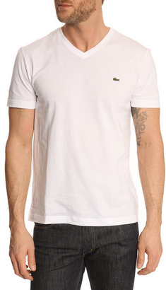 Lacoste White Jersey T-Shirt