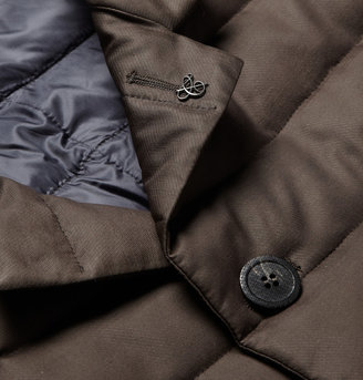 Canali Rain & Wind Tech Quilted Down-Filled Jacket