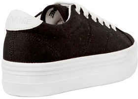 No Name 40mm Plato Canvas Wedged Sneakers