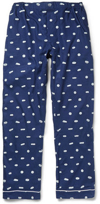 Sleepy Jones Marcel Sleeping Pill-Printed Cotton Pyjama Trousers