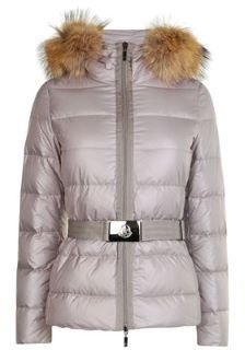 Moncler Fur Hood Short Padded Jacket