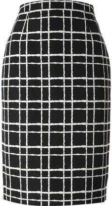 DSquared 1090 DSQUARED2 checked pencil skirt