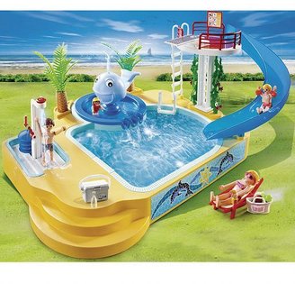 Playmobil Children`s Pool with Whale Fountain
