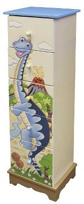 Teamson Kids -  Dinosaur Kingdom 5 Drawer Cabinet