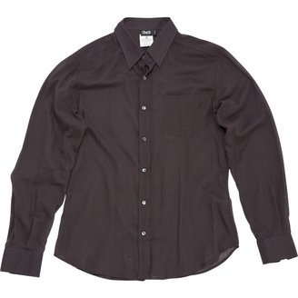 D&G 1024 Brown Cotton Shirt