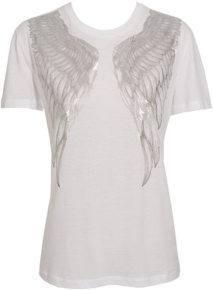 Alexander McQueen T-shirt with wings print
