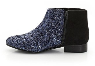 La Redoute MADEMOISELLE R Sequined Suedette Cuff Boots