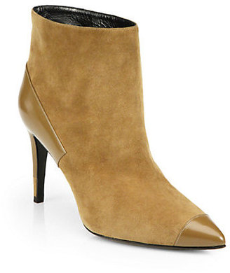 Pierre Hardy Suede & Leather Booties