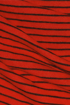 Kain Label Henley striped cotton-jersey dress