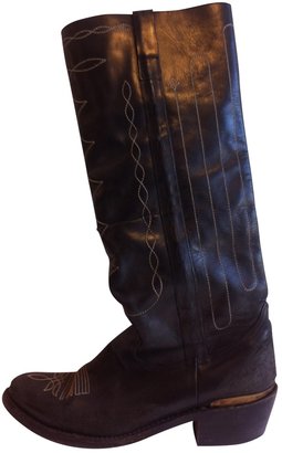 Golden Goose Deluxe Brand 31853 GOLDEN GOOSE Black Leather Boots