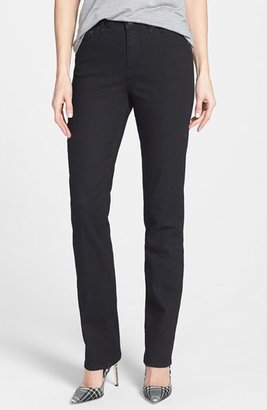 Jag Jeans 'Sydney' Stretch Straight Leg Jeans (Black)