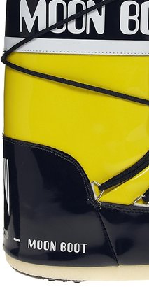 Moon Boot Vinyl Yellow Snow Boots
