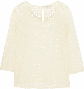 Joie Jelani broderie anglaise top