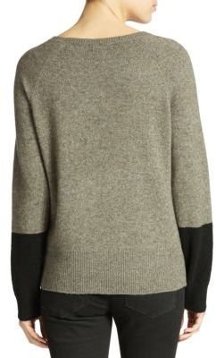 Eileen Fisher Petite Wool Jewel Neck Sweater