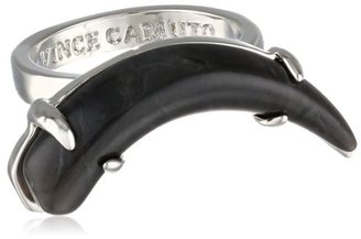 Vince Camuto Prong Set Horn Rhodium Ring, Size 7