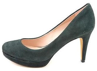 Vince Camuto Zella Womens Suede Platforms Heels Shoes