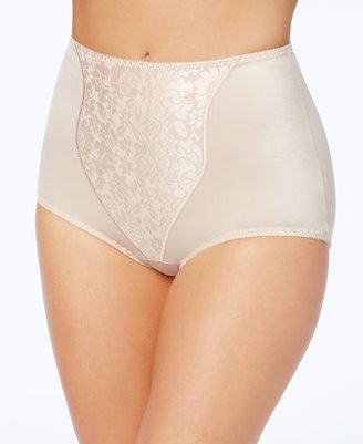 Bali Women's Light Tummy-Control Lace Support 2pk Brief Underwear X372 - White/White