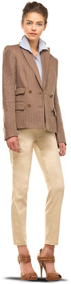 Max Studio Herringbone Linen Jacket