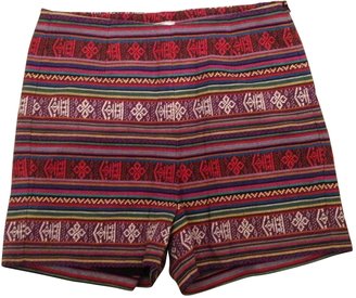 American Retro Multicolour Cotton Shorts