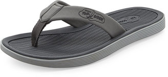 Sperry Men's Rubber Flip-Flop Sandal, Gray