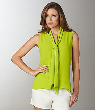 Vince Camuto Sleeveless Bow Blouse