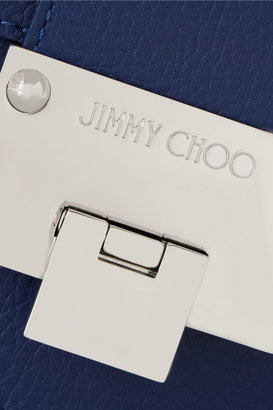 Jimmy Choo Rebel textured-leather shoulder bag