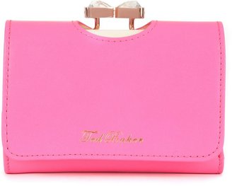 Ted Baker Caaro bow leather small purse