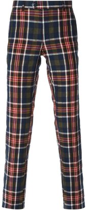 Etro checked trousers