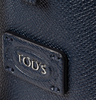 Tod's Cross-Grain Leather Briefcase