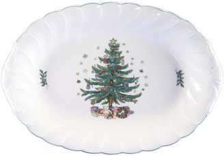 Nikko Ceramics Happy Holidays Oval Platter, 16-Inch