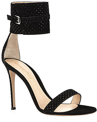 Gianvito Rossi Rhodes Studded Suede Sandal
