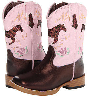 Roper Bling Chunk Boots w/ Horses (Toddler)