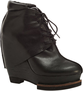 Max Studio Axis - Leather Wedge Oxford Booties
