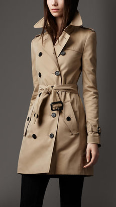 Burberry Mid-Length Wool-Lined Trench Coat