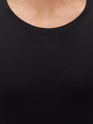 Hanro Crew-neck Stretch-cotton Jersey T-shirt - Black