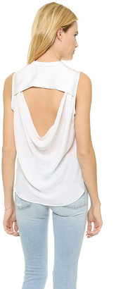 Alice + Olivia AIR by Back Cowl Top
